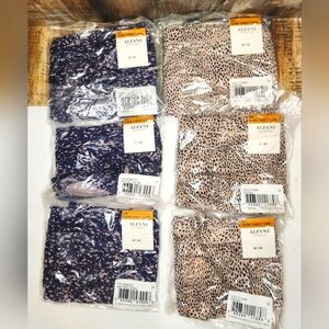 NEW Alfani Intimates Plus Size 3x Panty Lot of 6 Animal Print Core Panties Soft